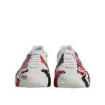 Dolce & Gabbana White Daymaster Hand Painted Sneakers Shoes MV6584-41.5