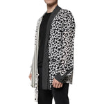 Dolce & Gabbana Black White Polka Dots Silk Men Casual Shirt TSH87343-43