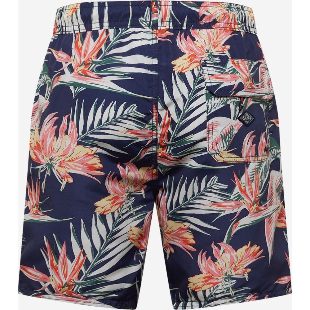 Superdry Blue Polyester Swim Short SU-15819600010-IT44 | S