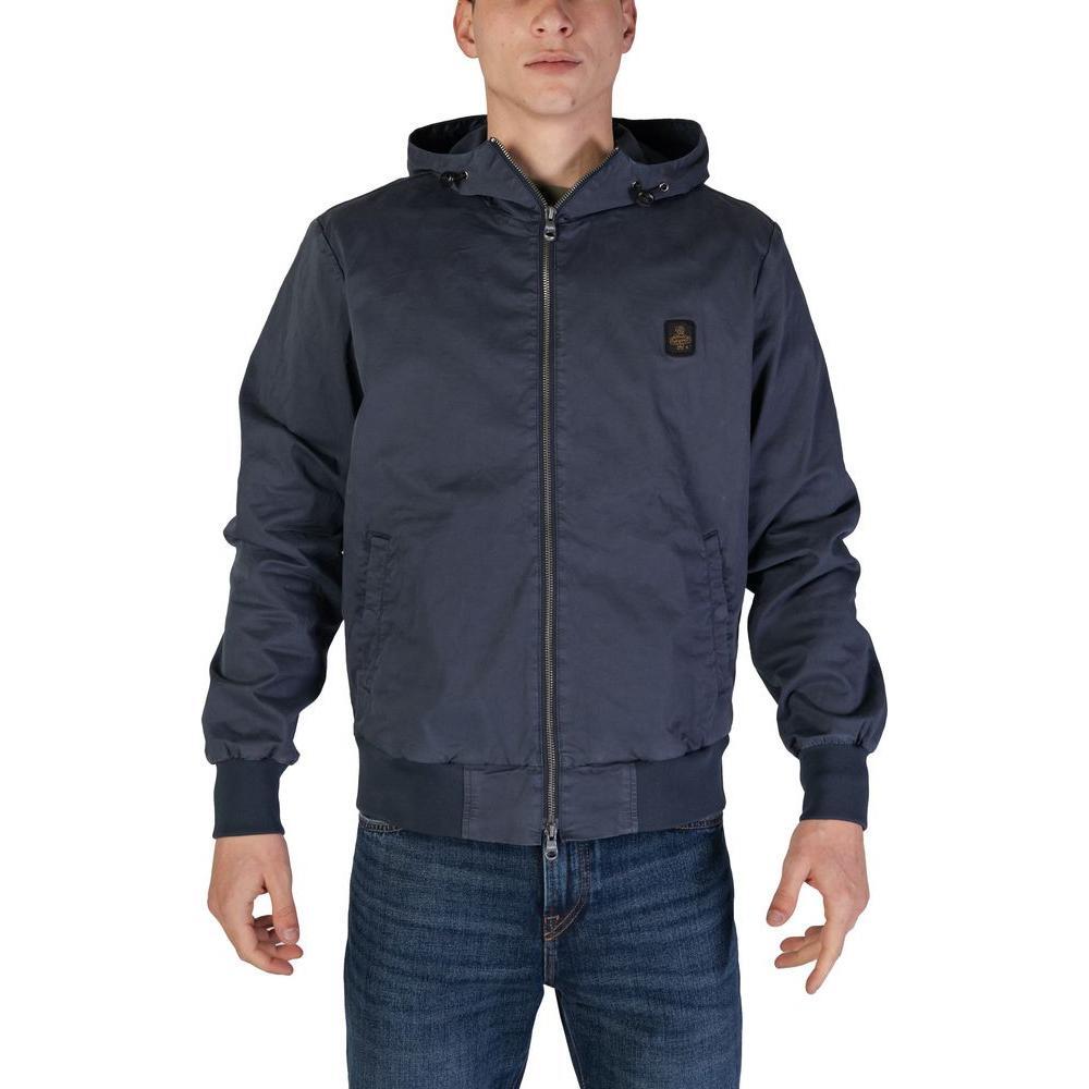 Refrigiwear Blue Cotton Jackets & Coat RE-15821300010-IT44 | S