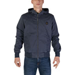 Refrigiwear Blue Cotton Jackets & Coat RE-15821300010-IT44 | S