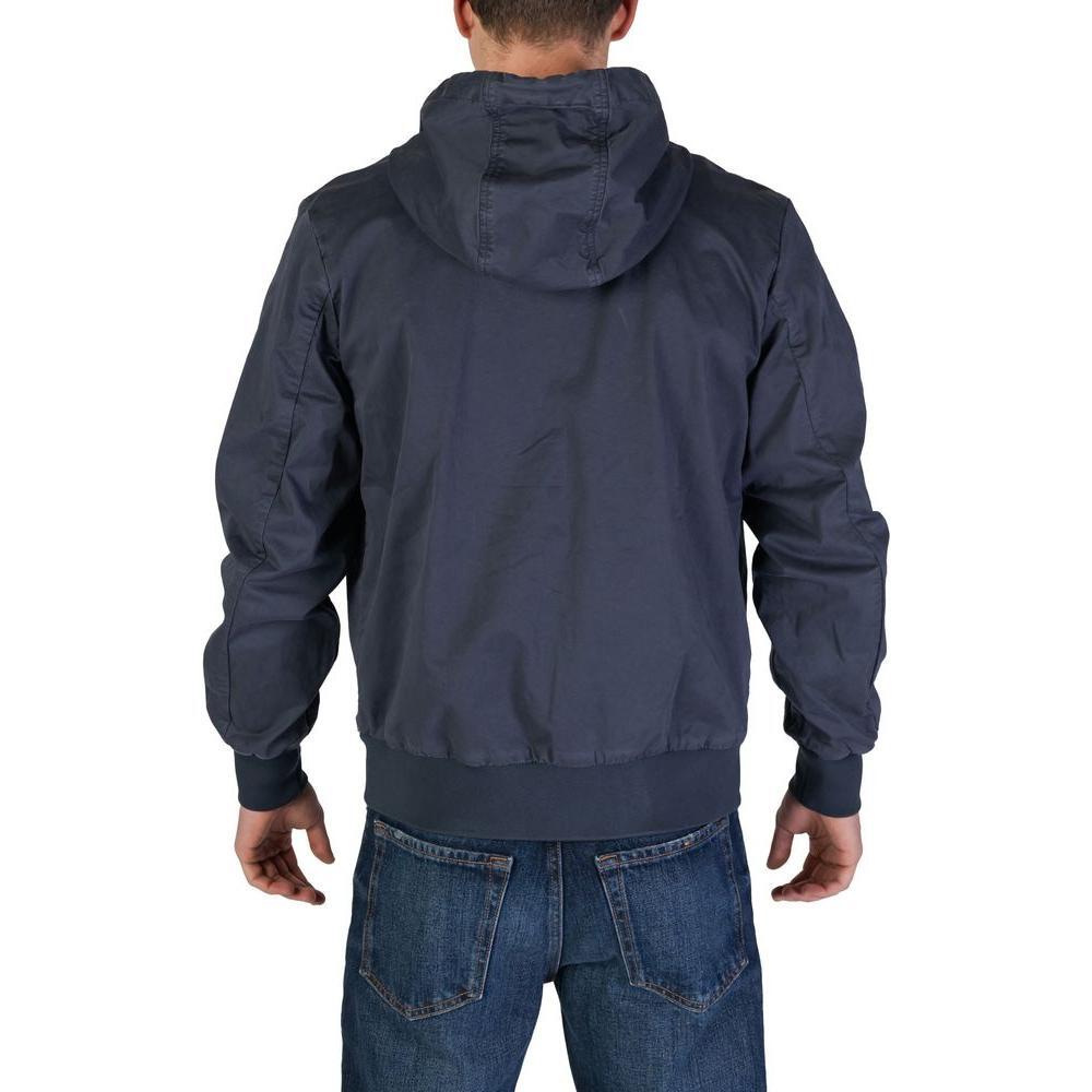 Refrigiwear Blue Cotton Jackets & Coat RE-15821300010-IT44 | S
