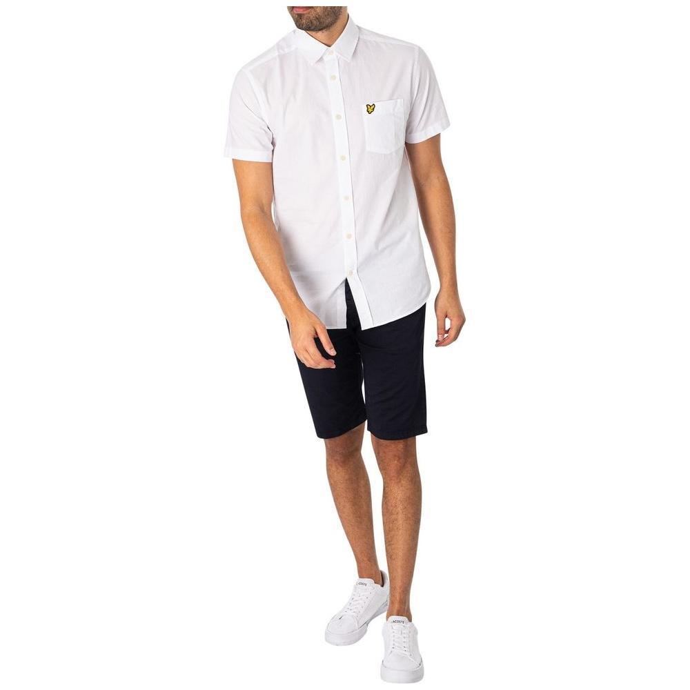Lyle & Scott Blue Cotton Bermuda LY-15822700128-W36