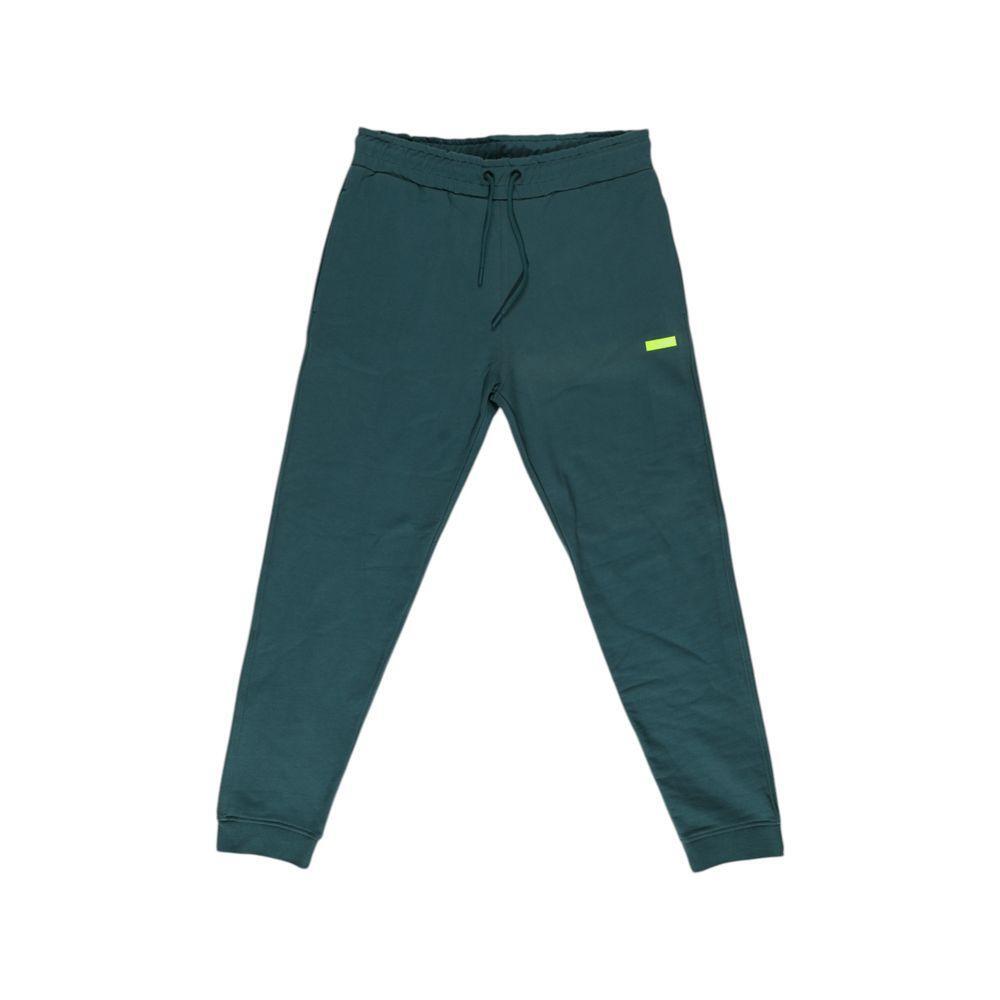 Refrigiwear Black Cotton Joggers Workout Pant RE-15823800144-IT54 | XXL