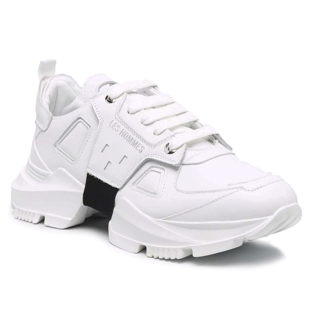 Les Hommes White Calfskin Men Sneaker LE-14347-EU42/US9