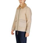 Hydra Clothing Beige Polyester Jackets & Coat HY-15624600127-IT44 | S
