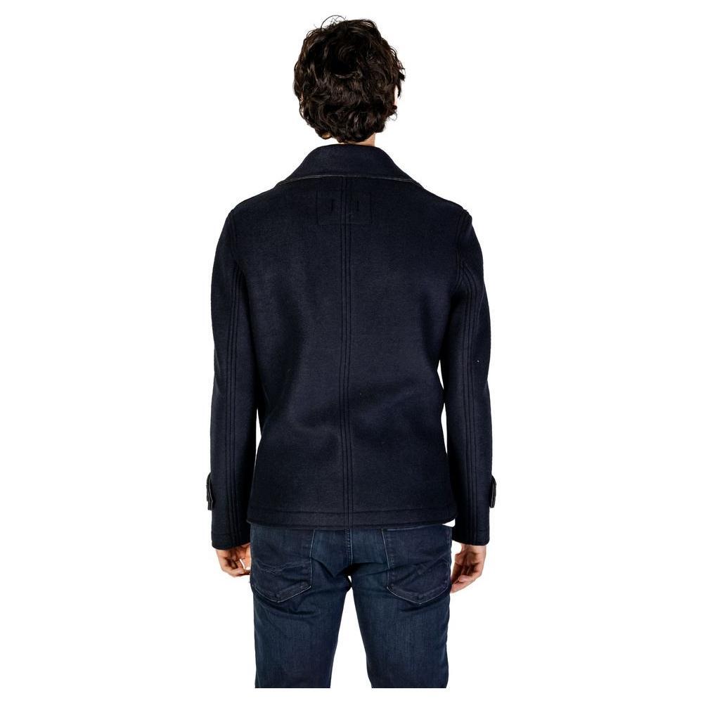 Hydra Clothing Blue Viscose Jackets & Coat HY-15713700128-IT48 | L