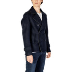 Hydra Clothing Blue Viscose Jackets & Coat HY-15713700128-IT48 | L
