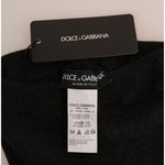 Dolce & Gabbana Gray Cashmere Ribbed Stretch Tights SCS723-3