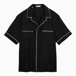 Valentino Black silk bowling shirt 4V0AAD068L0/O_VALE-0NO_202
