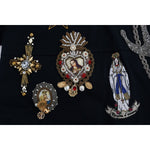 Dolce & Gabbana Blue Crystal MAMMA Sicily Jacket JKT1120-1