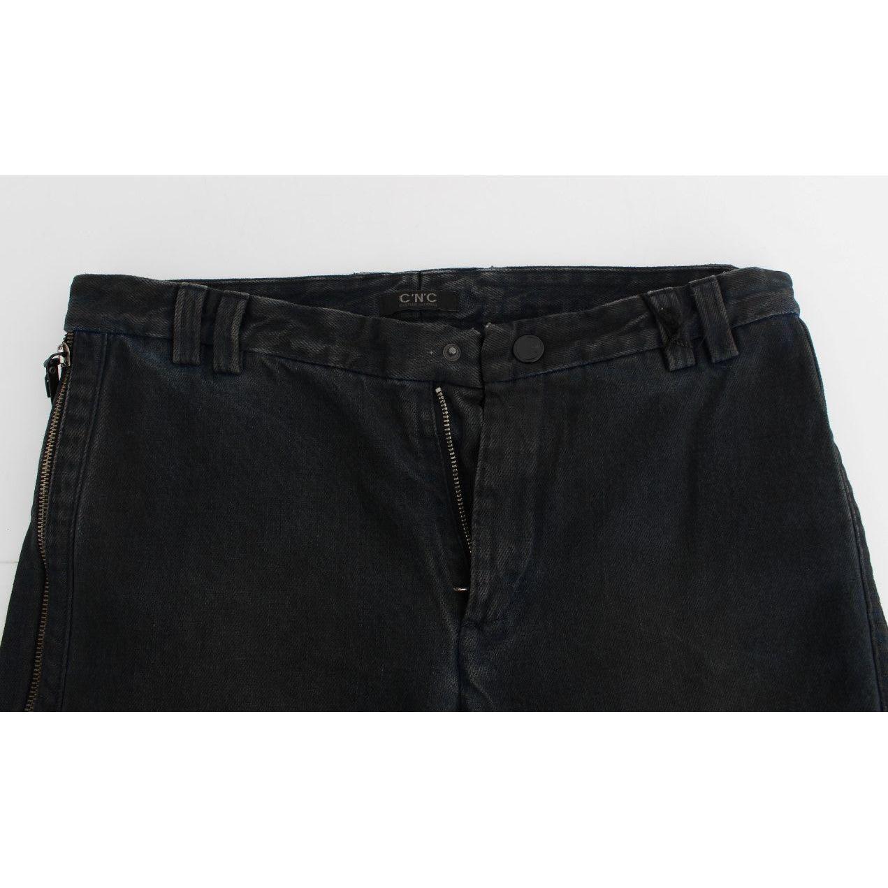 Costume National Blue Cotton Slim Pants Denim Jeans SIG17918-1