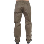 GF Ferre Green Cotton Stretch Comfort Fit Pants