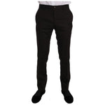 Dolce & Gabbana Brown Wool Crystal Bee Slim Fit MARTINI JKT1233-1