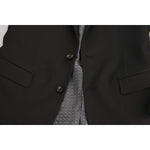 Dolce & Gabbana Brown Wool Crystal Bee Slim Fit MARTINI JKT1233-1