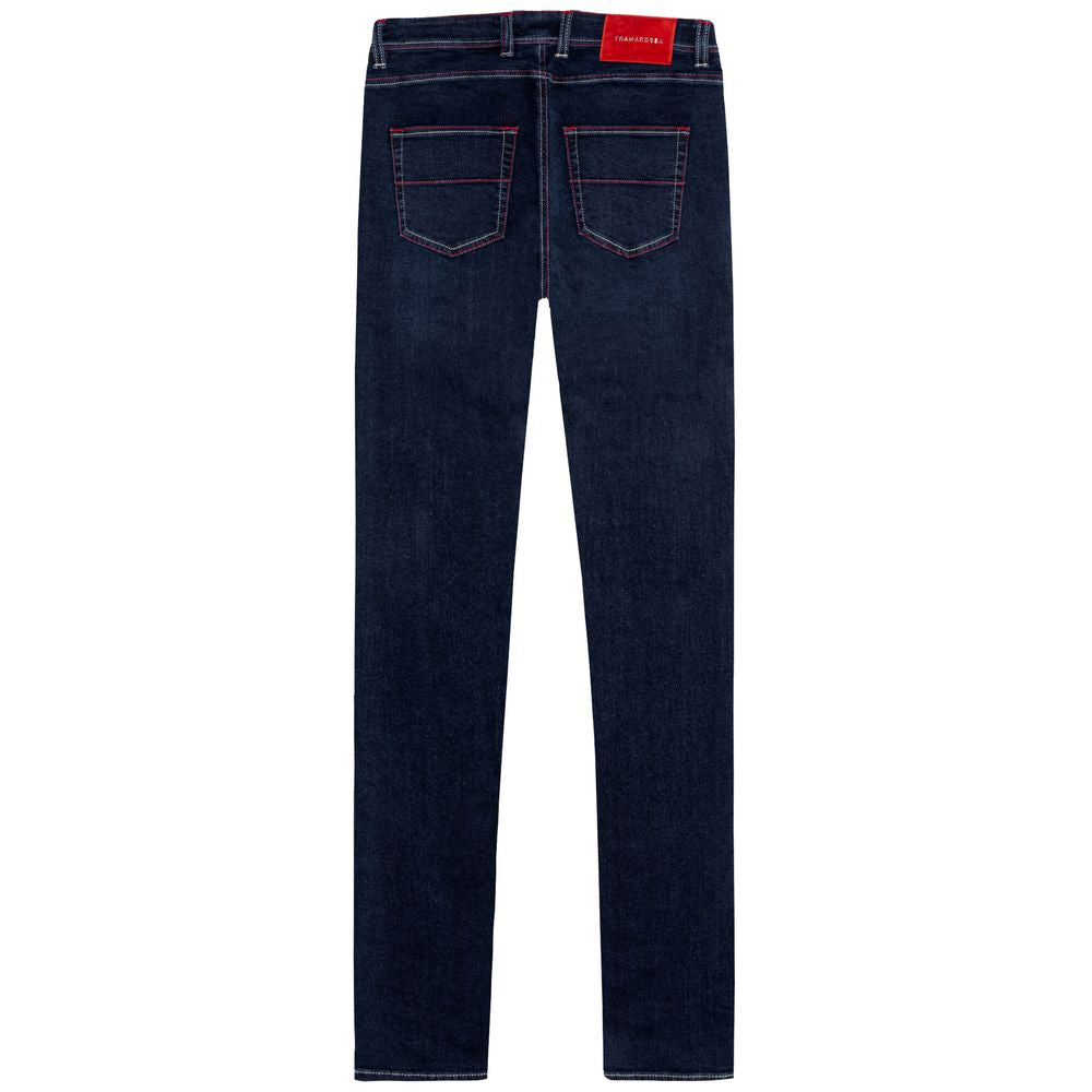 Tramarossa Blue Cotton Jeans & Pant TR-14411-W30