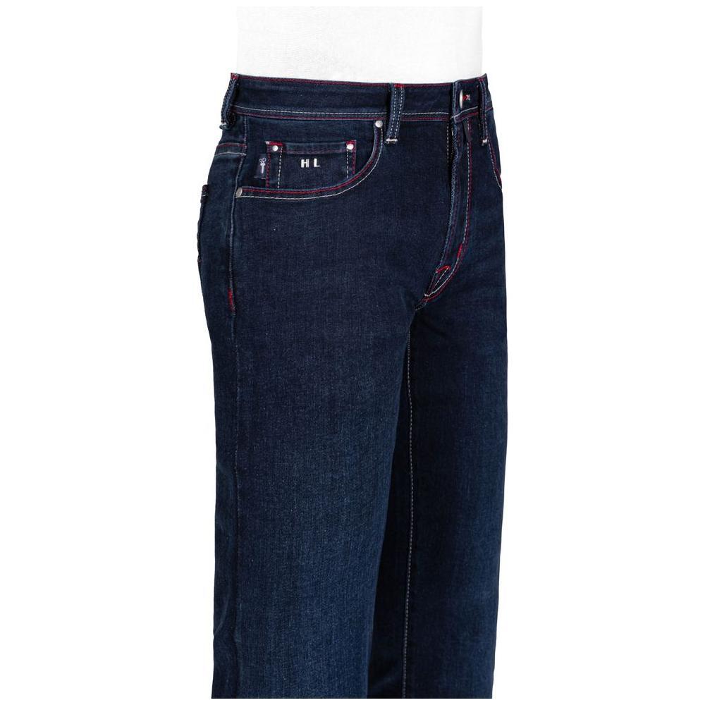 Tramarossa Blue Cotton Jeans & Pant TR-14411-W30