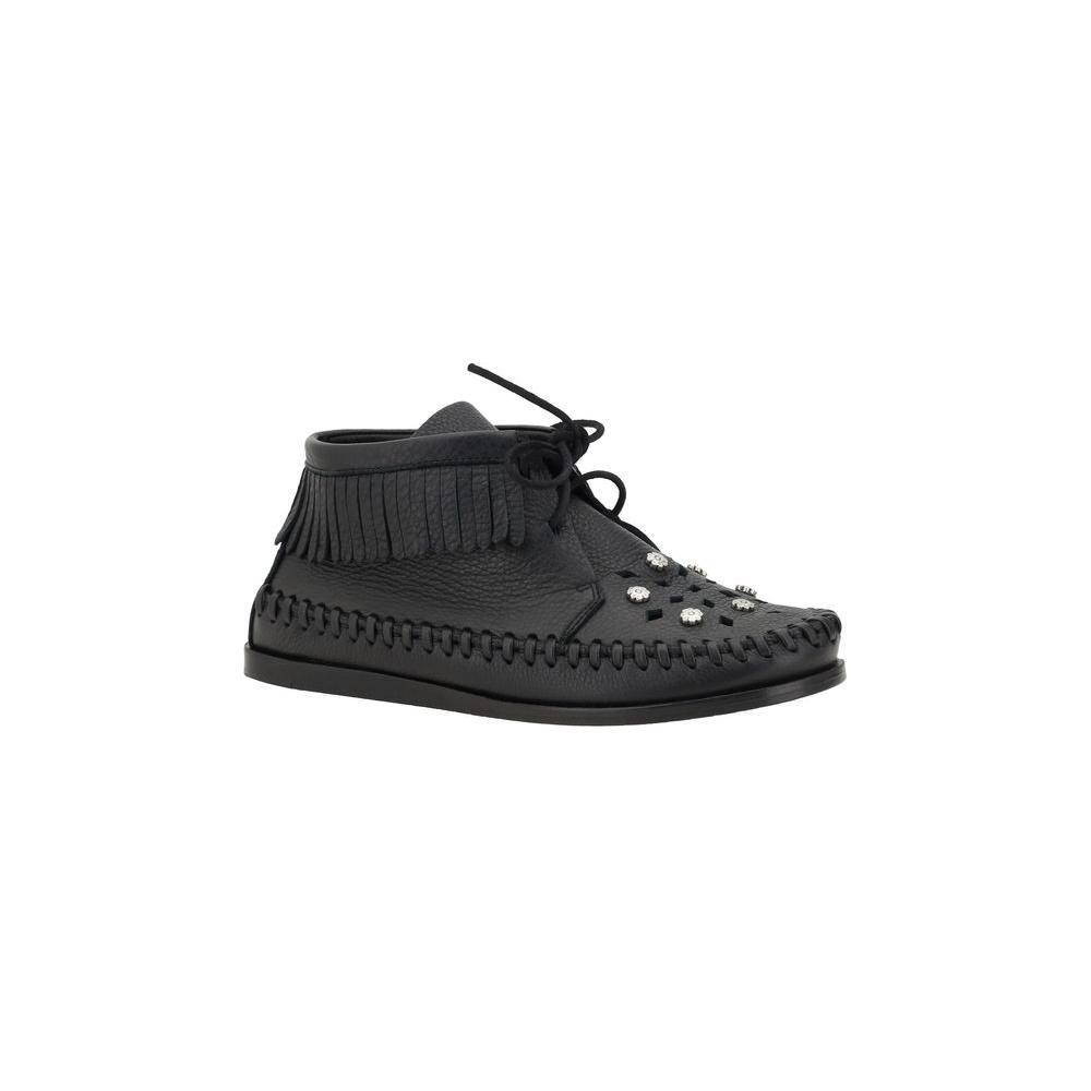 Isabel Marant Felsa Lace-Up Shoes IS-MC0025FAC1A24S01BK-EU37/US7