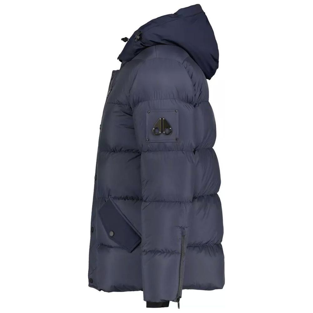 Moose Knuckles Blue Nylon Jacket MO-14450-XL