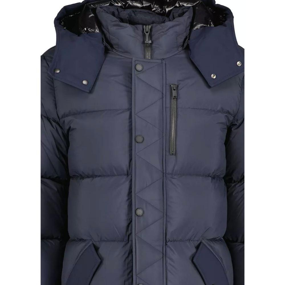 Moose Knuckles Blue Nylon Jacket MO-14450-XL
