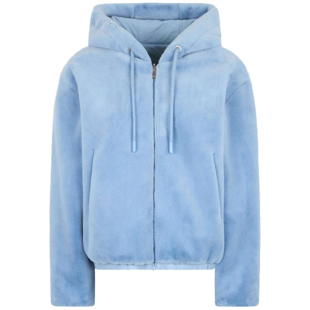 Moose Knuckles Light Blue Nylon Women Jacket MO-14459-S