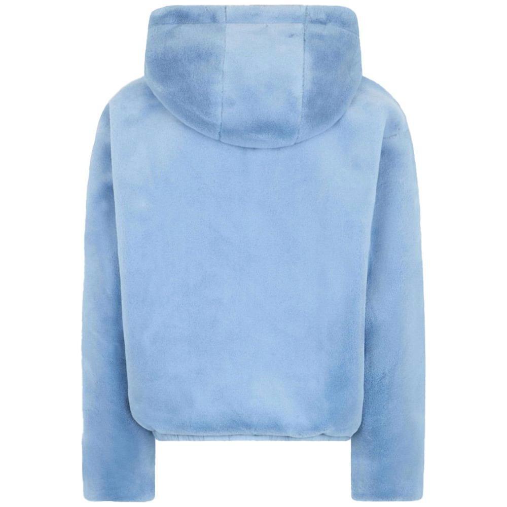 Moose Knuckles Light Blue Nylon Women Jacket MO-14459-S