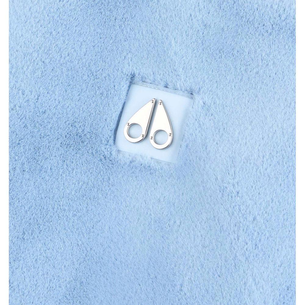 Moose Knuckles Light Blue Nylon Women Jacket MO-14459-S