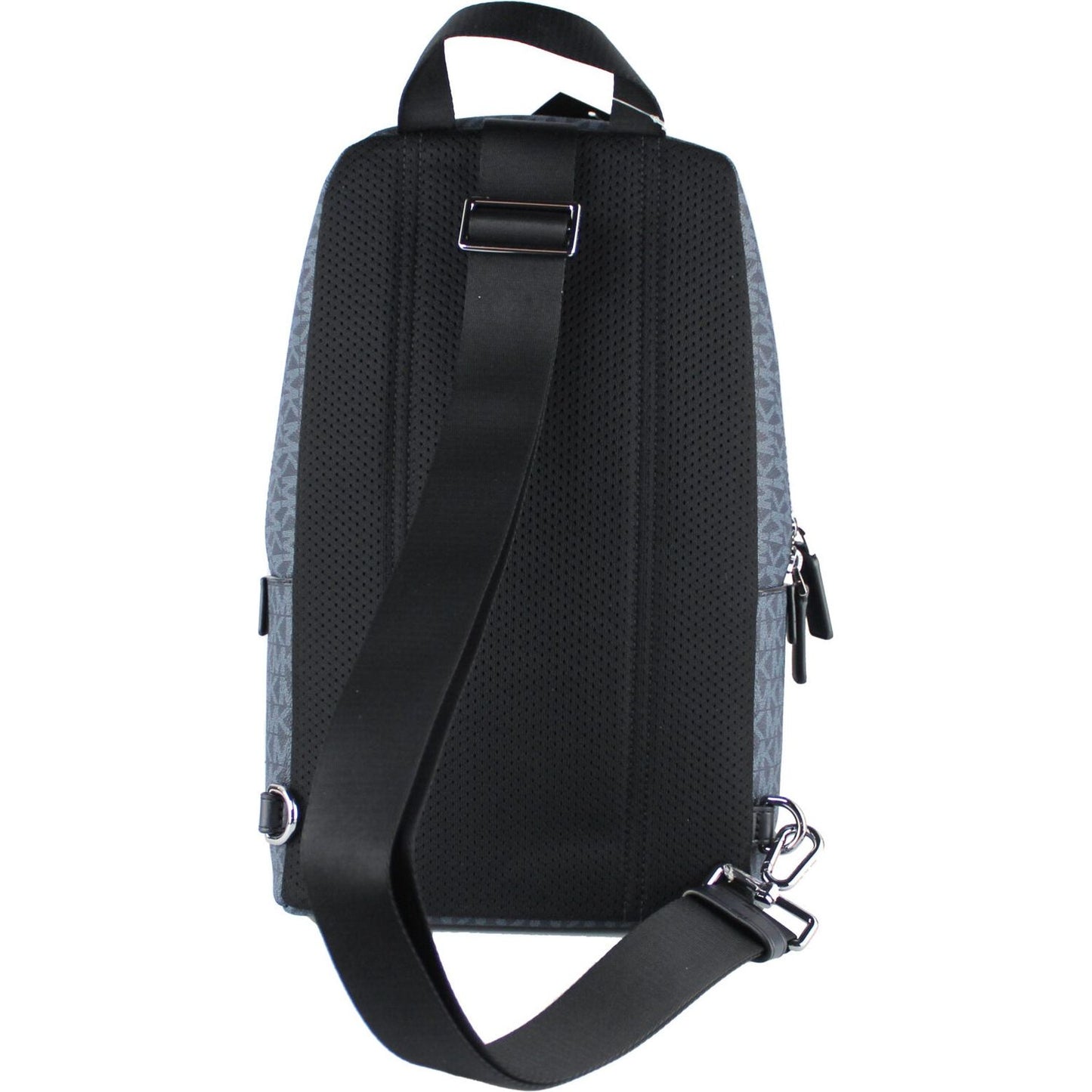 Michael Kors Cooper Medium Navy Signature PVC Sling Backpack 99222