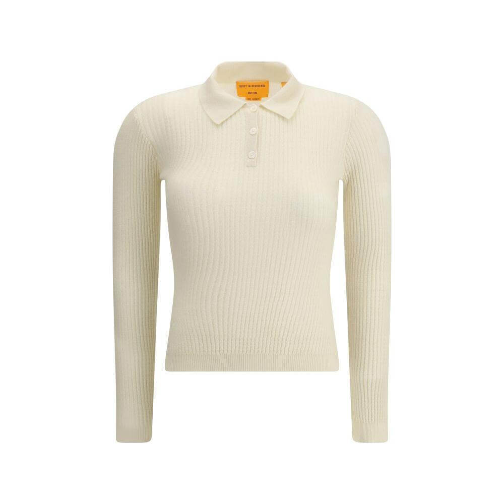Guest in Residence Cashmere Polo Sweater GU-W25611JLBLACK-M