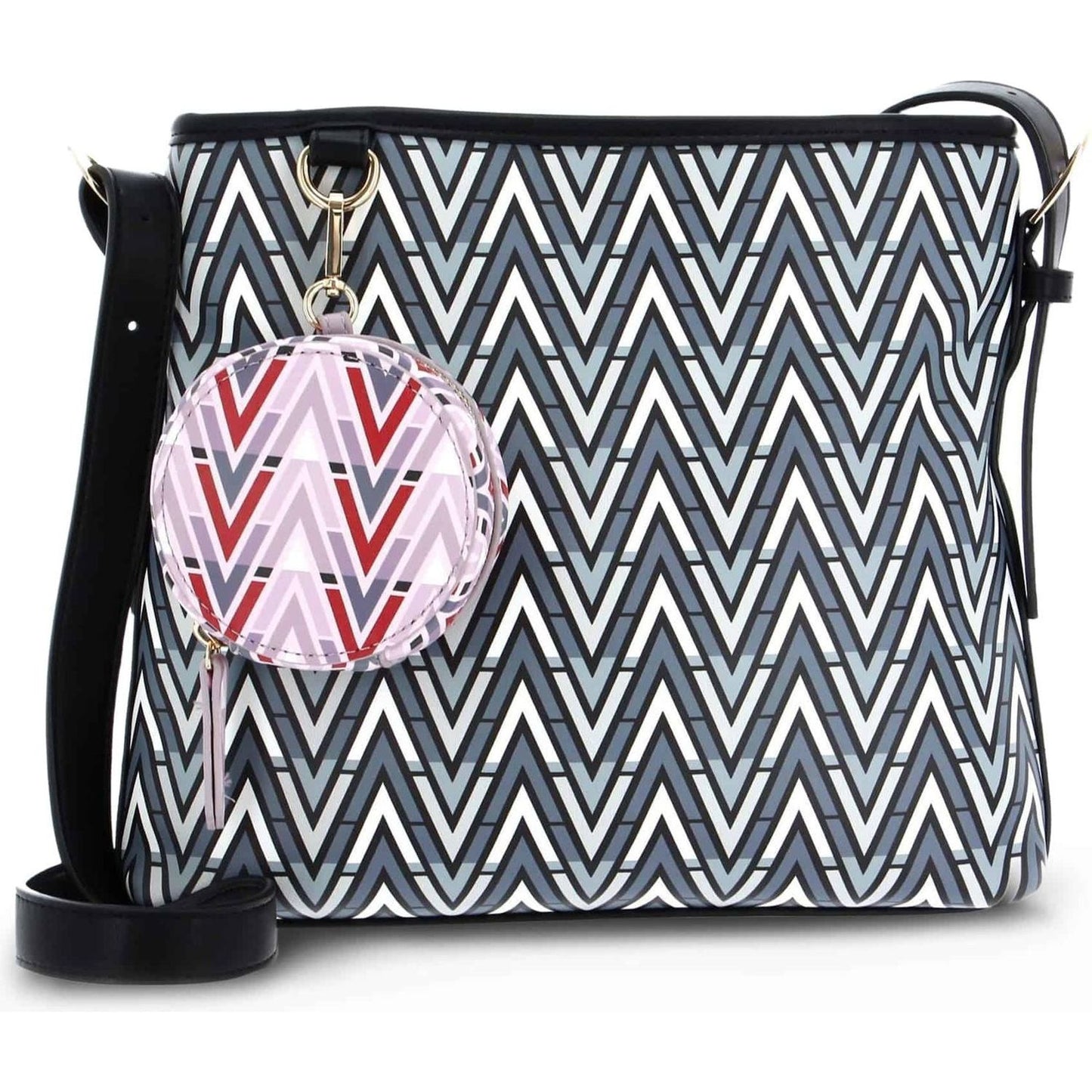 Valentino by Mario Valentino Tracolla TONIC-VBS69906_NERO-MULTI:365872