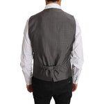Dolce & Gabbana Brown Wool Silk Waistcoat Vest TSH2649-50