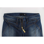 Cavalli Blue Wash Cotton Stretch Boot Cut Jeans SIG18143-1