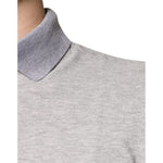 Dolce & Gabbana Gray Collared Short Sleeves Men Polo T-shirt TSH86711-46