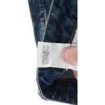 Cavalli Blue Wash Torn Cotton Straight Fit Jeans SIG18217-1