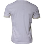 Dolce & Gabbana White Cotton Crew Neck Short Sleeves T-shirt TSH87476-48