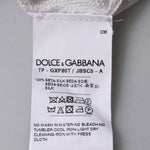 Dolce & Gabbana White Silk Crew Neck Men Pullover Sweater TSH87544-56