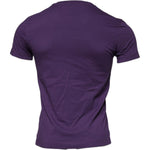 Dolce & Gabbana Violet Cotton Crew Neck Short Sleeve T-shirt TSH87673-44