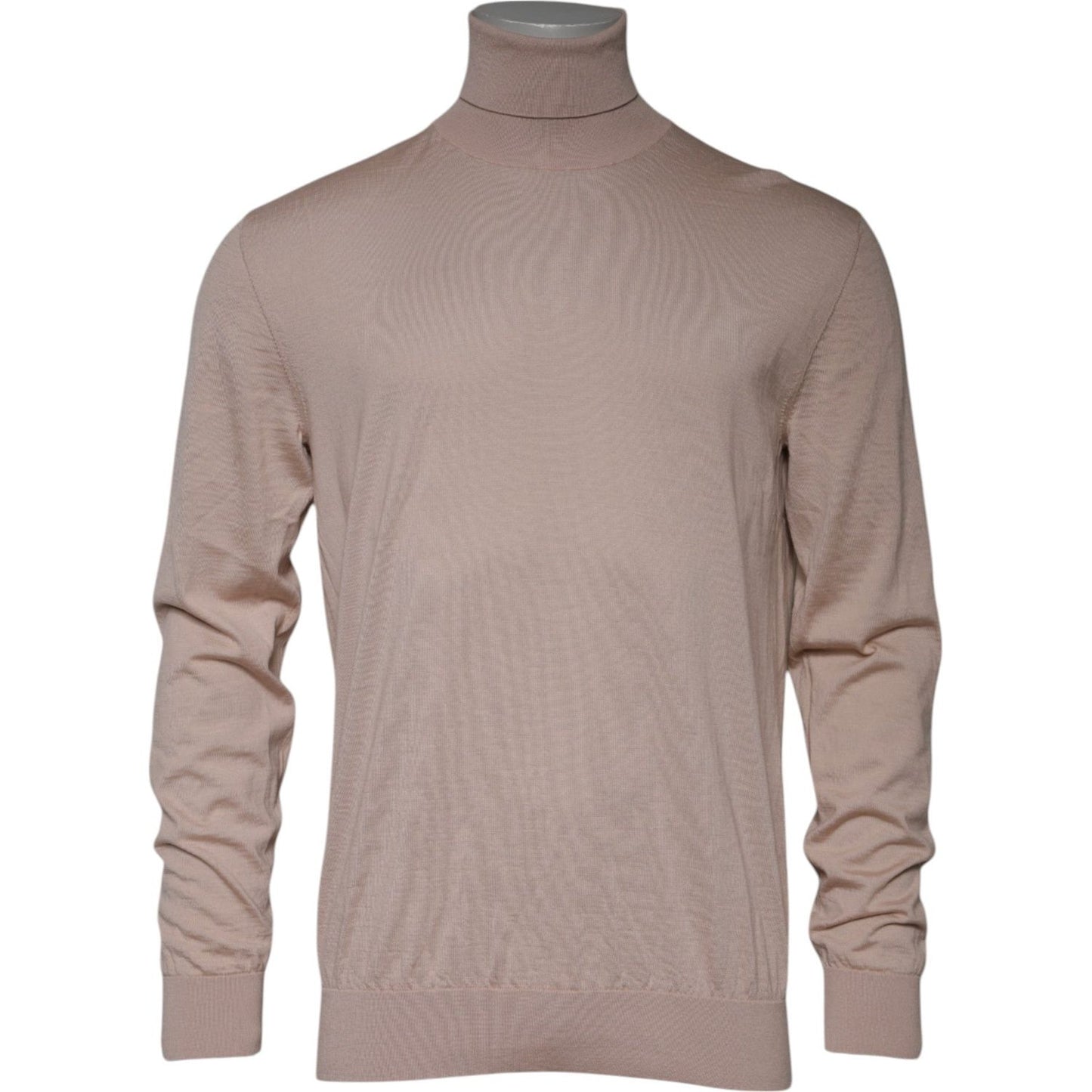 Dolce & Gabbana Beige Cashmere Turtleneck Pullover Sweater TSH87740-58