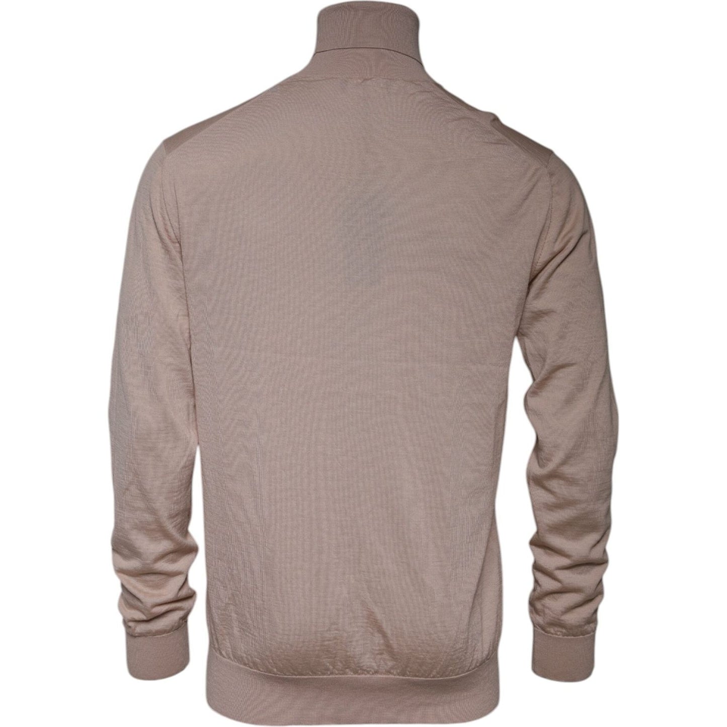 Dolce & Gabbana Beige Cashmere Turtleneck Pullover Sweater TSH87740-58