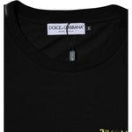 Dolce & Gabbana Black Logo Print Cotton Short Sleeves T-shirt TSH878465-52