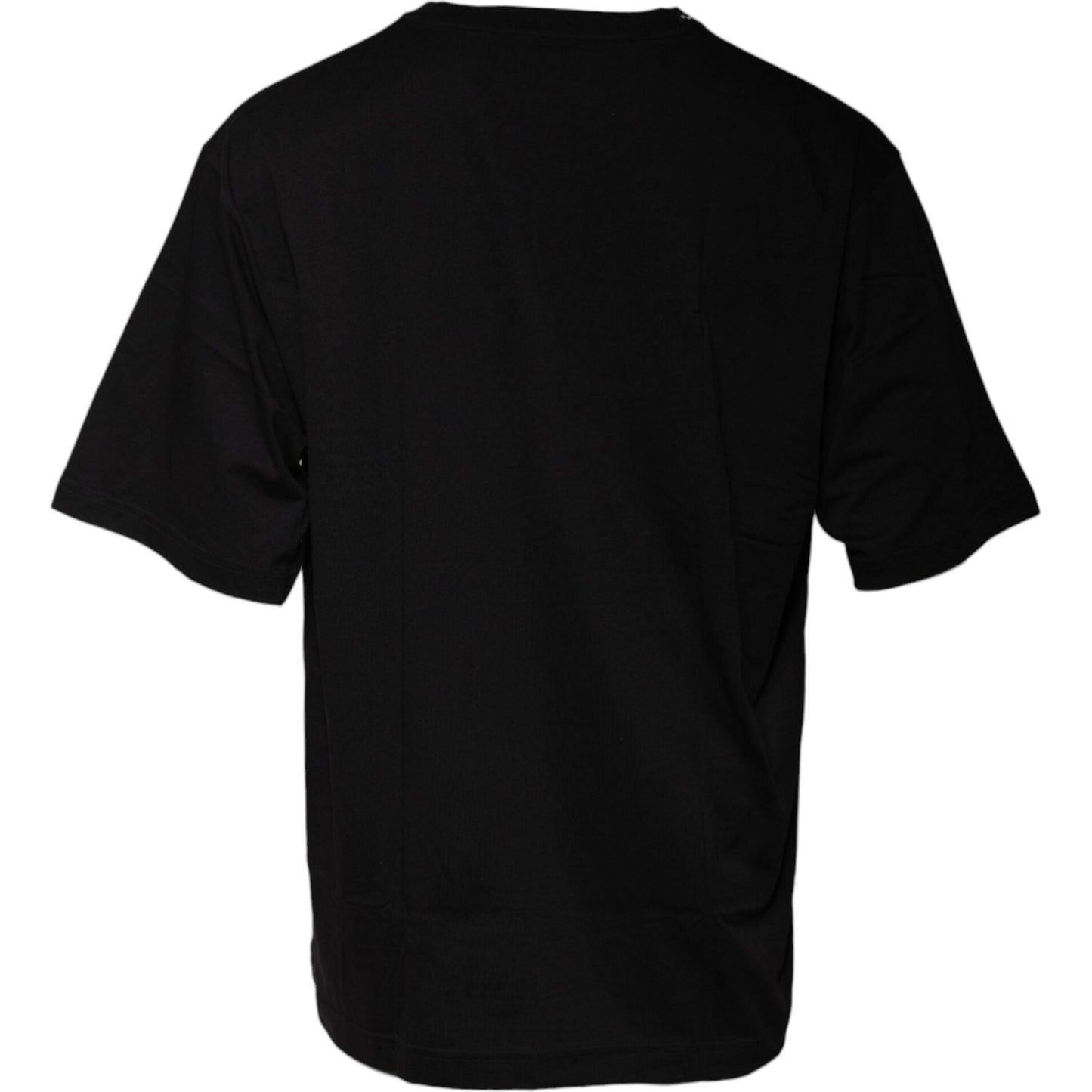 Dolce & Gabbana Black Logo Print Cotton Short Sleeves T-shirt TSH878469-60