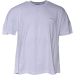 Balenciaga White Logo Cotton Crew Neck Short Sleeves T-shirt TSH878475-L