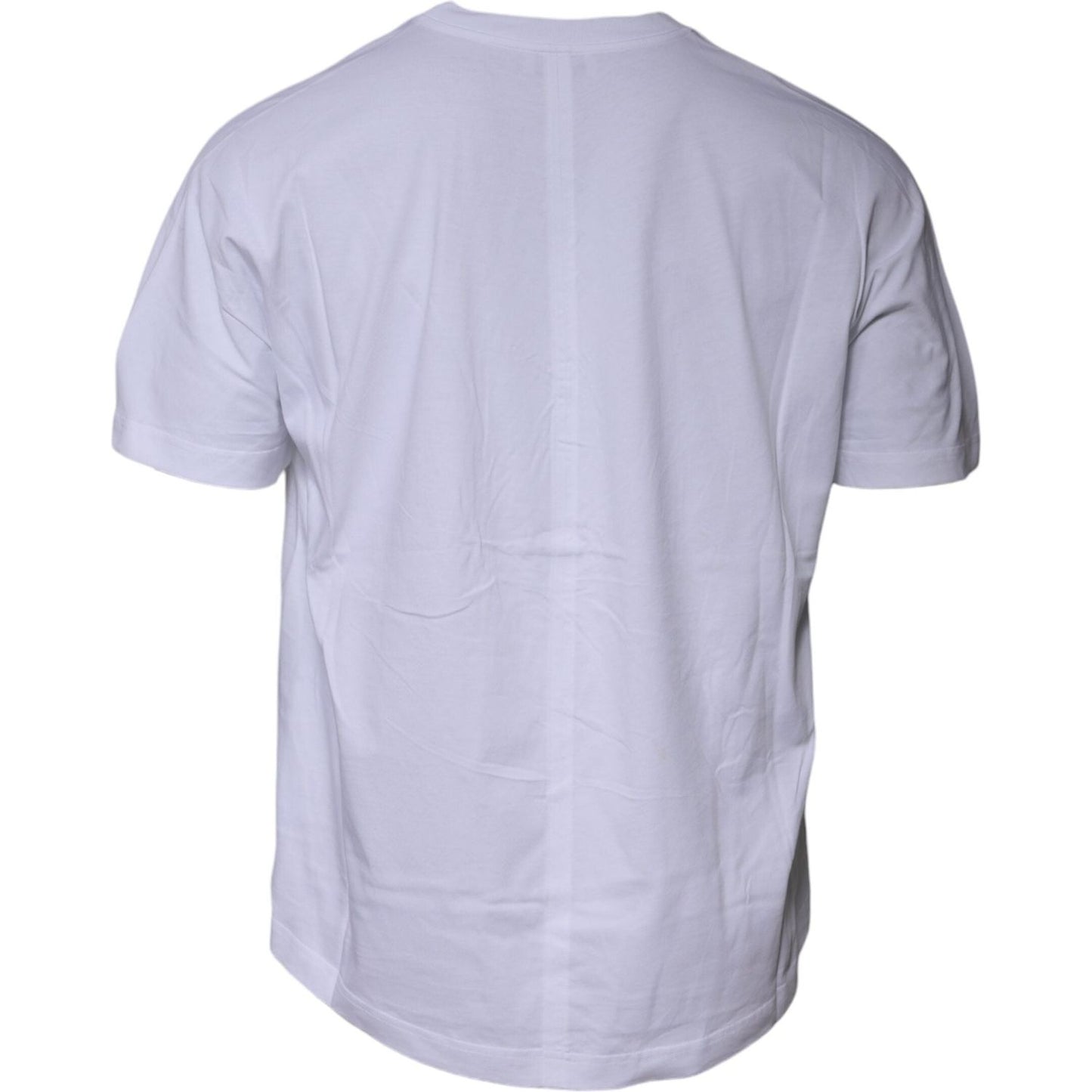 Balenciaga White Logo Cotton Crew Neck Short Sleeves T-shirt TSH878475-L