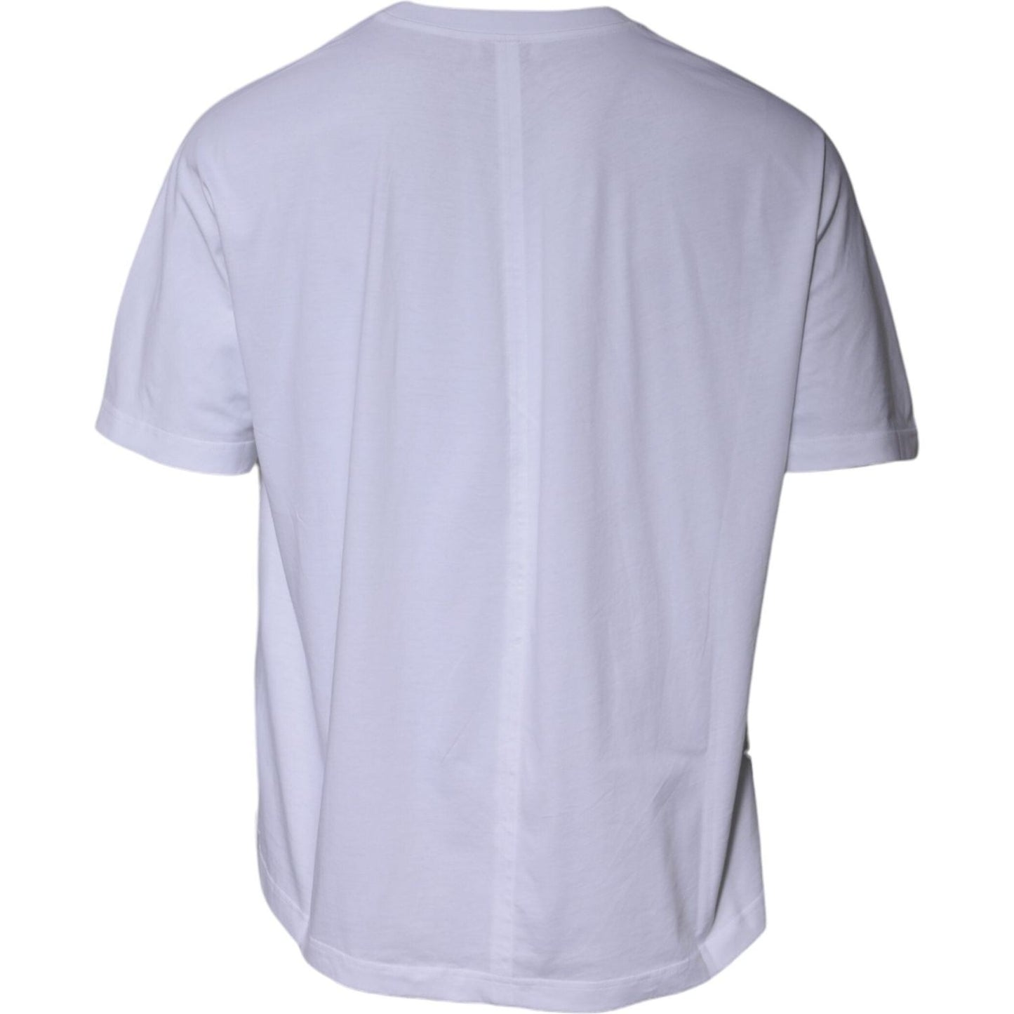 Balenciaga White Logo Cotton Crew Neck Short Sleeves T-shirt TSH878476-L