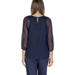 Street One Blue Polyester Blouse ST-15622000010-IT38|XS