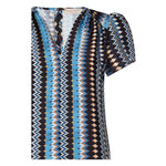Rinascimento Turquoise Polyester Blouse RI-12021500679-IT38|XS