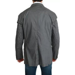 Dolce & Gabbana Gray Cotton Single Breasted Formal Blazer KOS1752-56
