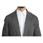 Dolce & Gabbana Gray Cotton Single Breasted Formal Blazer KOS1752-56