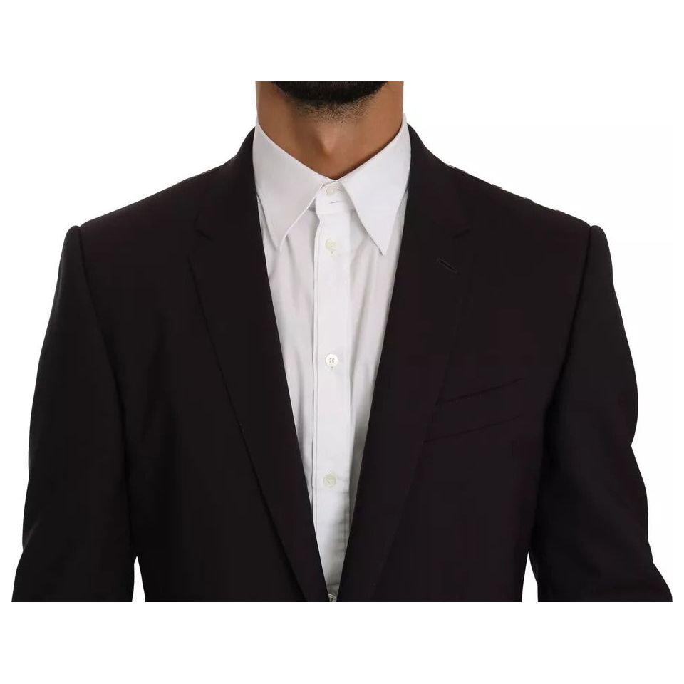 Dolce & Gabbana Purple MARTINI Wool Stretch 2 Piece Suit KOS1606-50