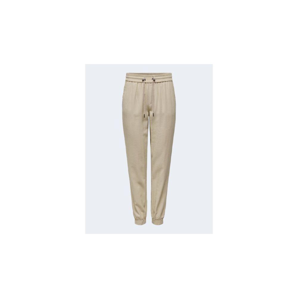 Only Beige Viscose Jeans & Pant